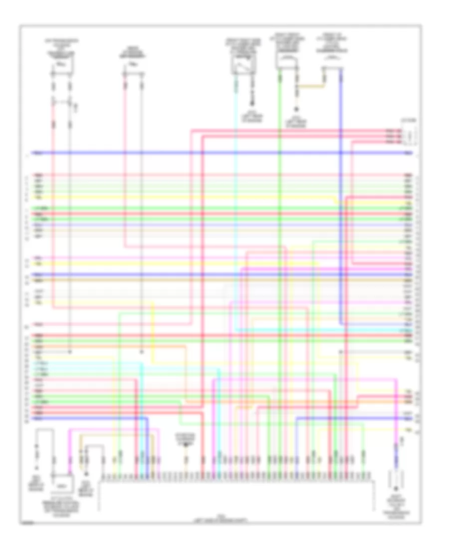2.4L, Engine Performance Wiring Diagram (3 of 5) for Honda CR-V LX 2012