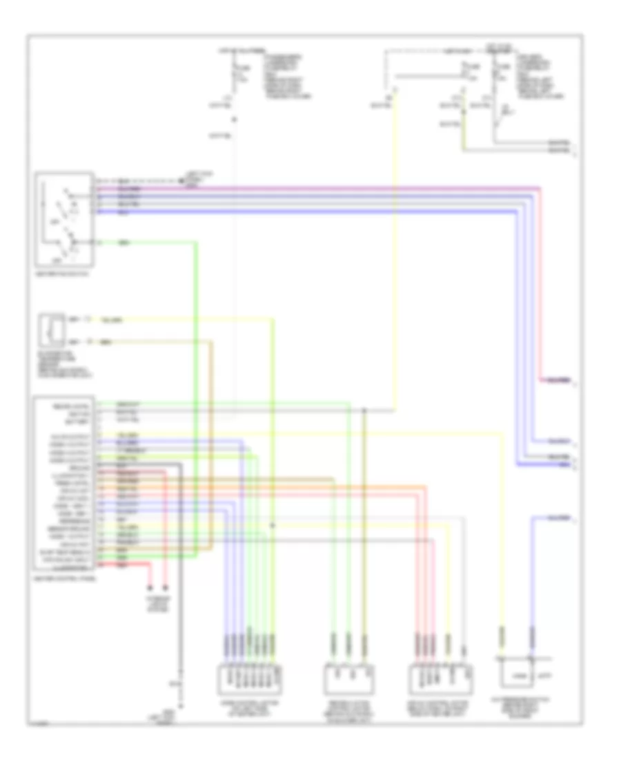 Manual A C Wiring Diagram 1 of 2 for Honda Accord EX 1999