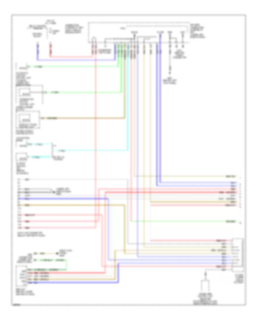 Computer Data Lines Wiring Diagram 1 of 2 for Honda Odyssey EX 2007