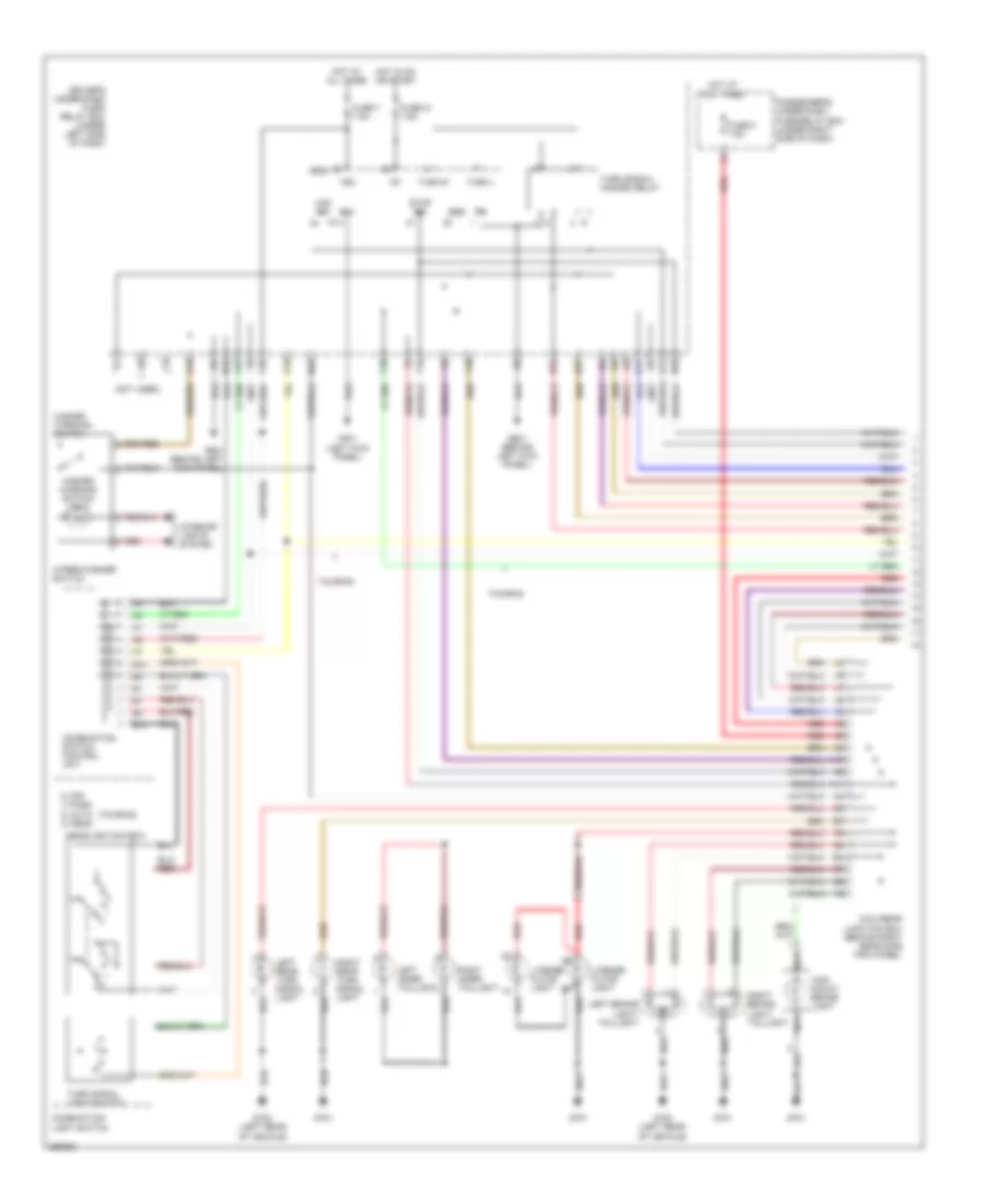 Exterior Lamps Wiring Diagram 1 of 2 for Honda Odyssey EX 2007