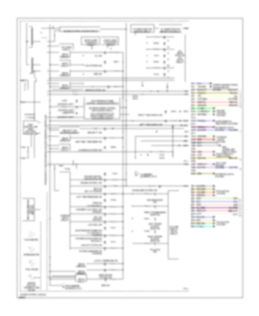 Instrument Cluster Wiring Diagram 1 of 3 for Honda Odyssey EX 2007