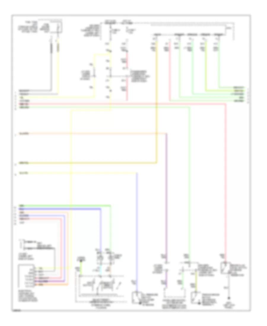 Instrument Cluster Wiring Diagram 2 of 3 for Honda Odyssey EX 2007