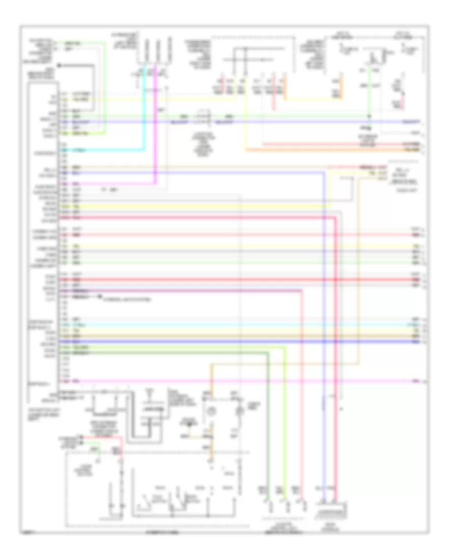 Navigation Wiring Diagram 1 of 2 for Honda Odyssey EX 2007