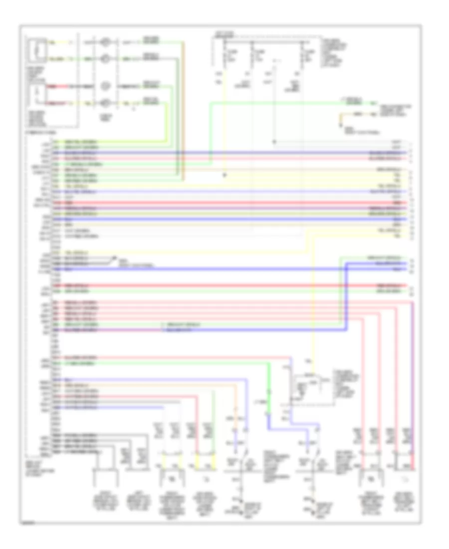 Supplemental Restraints Wiring Diagram 1 of 3 for Honda Odyssey EX 2007