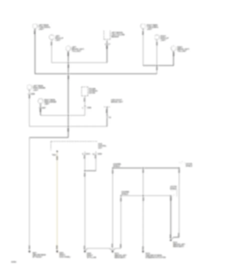 Ground Distribution Wiring Diagram (4 of 4) for Honda Prelude S 1994