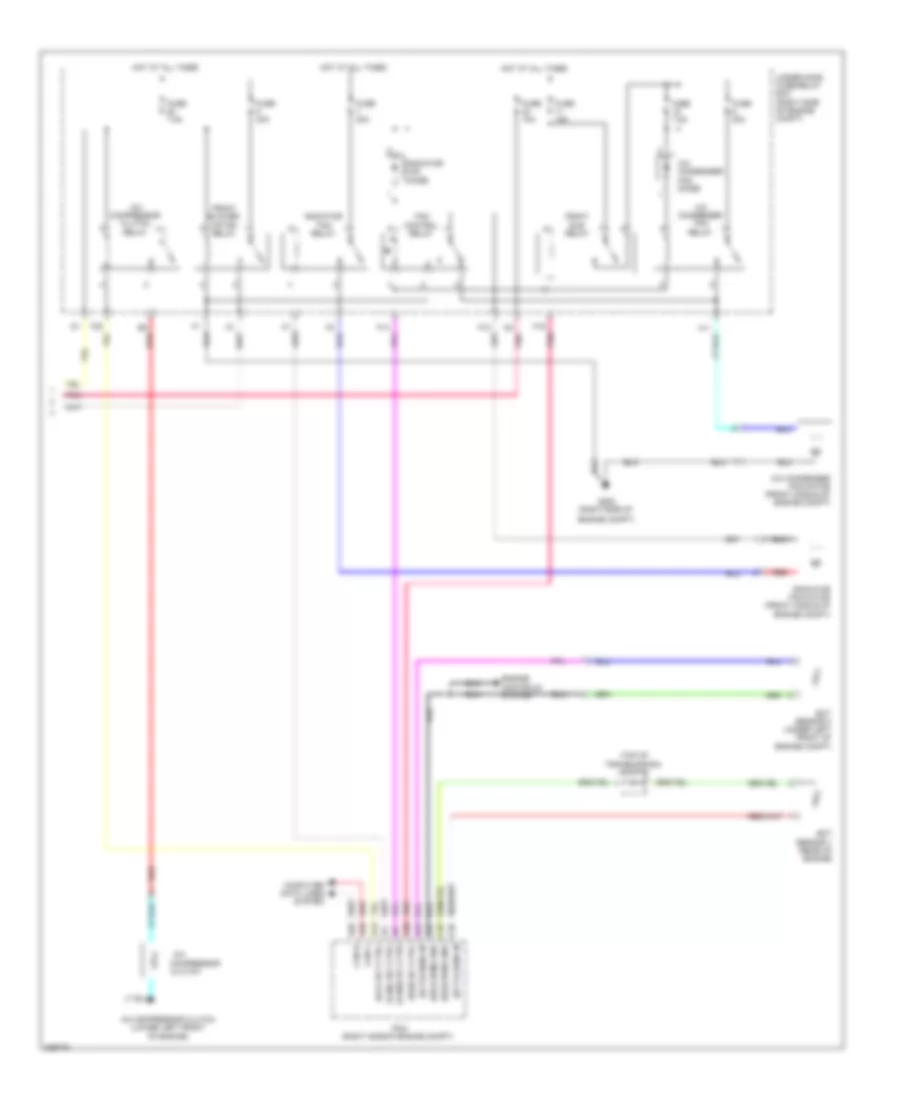 Manual AC Wiring Diagram (3 of 3) for Honda Pilot LX 2010