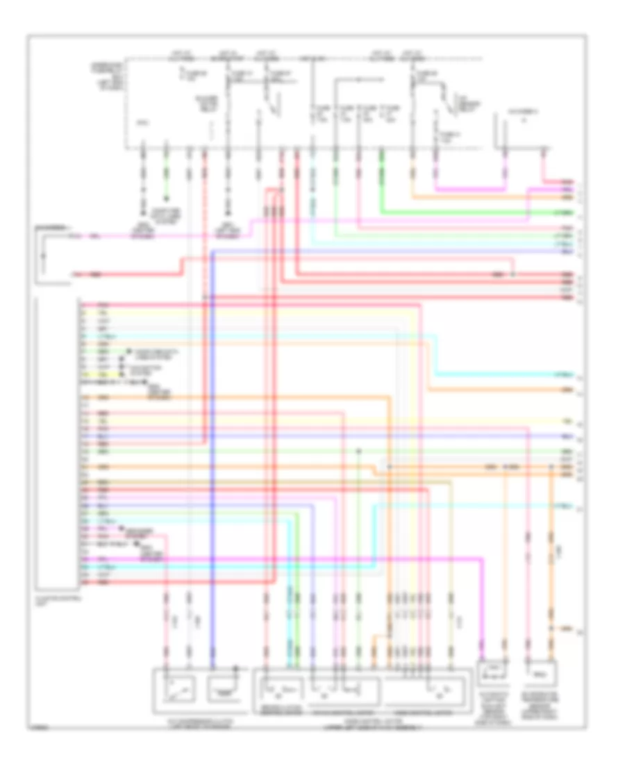 Automatic A C Wiring Diagram 1 of 2 for Honda CR Z 2012