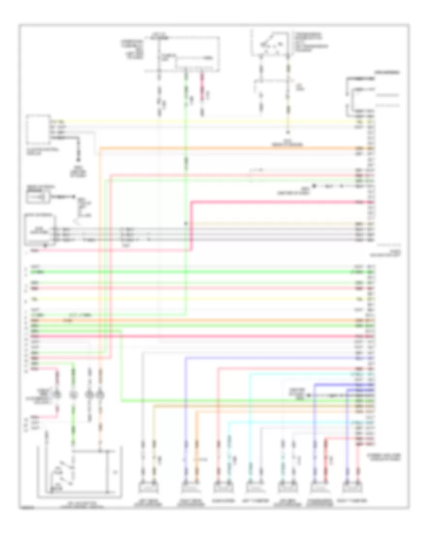Navigation Wiring Diagram 2 of 2 for Honda CR Z 2012