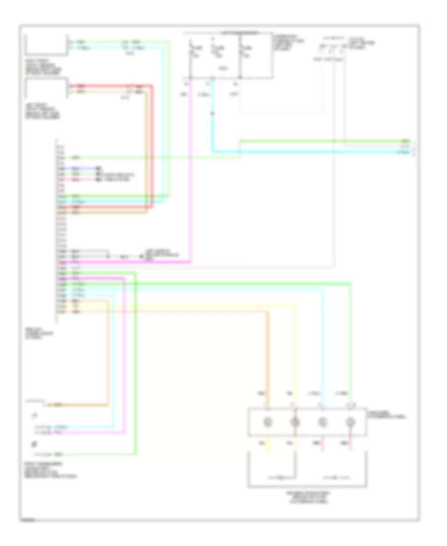 Supplemental Restraints Wiring Diagram 1 of 3 for Honda CR Z 2012