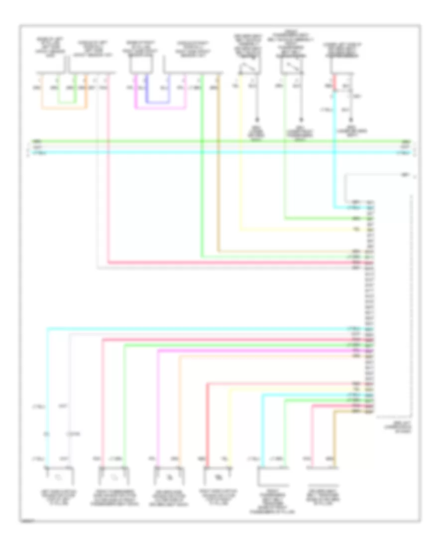 Supplemental Restraints Wiring Diagram 2 of 3 for Honda CR Z 2012