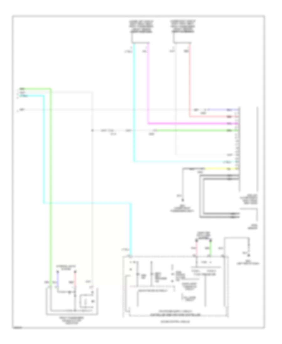 Supplemental Restraints Wiring Diagram (3 of 3) for Honda CR-Z 2012