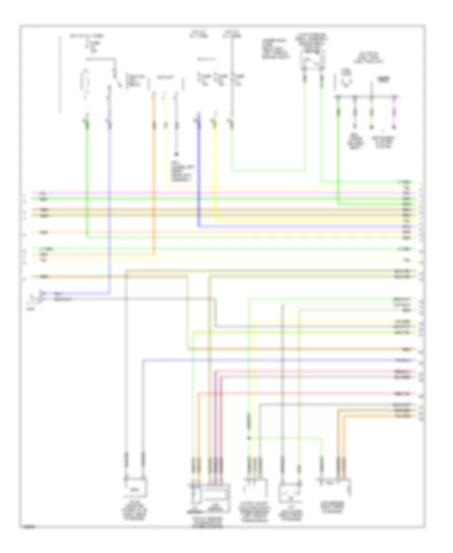 1.8L, Engine Performance Wiring Diagram, MT (2 of 5) for Honda Civic Natural Gas 2014