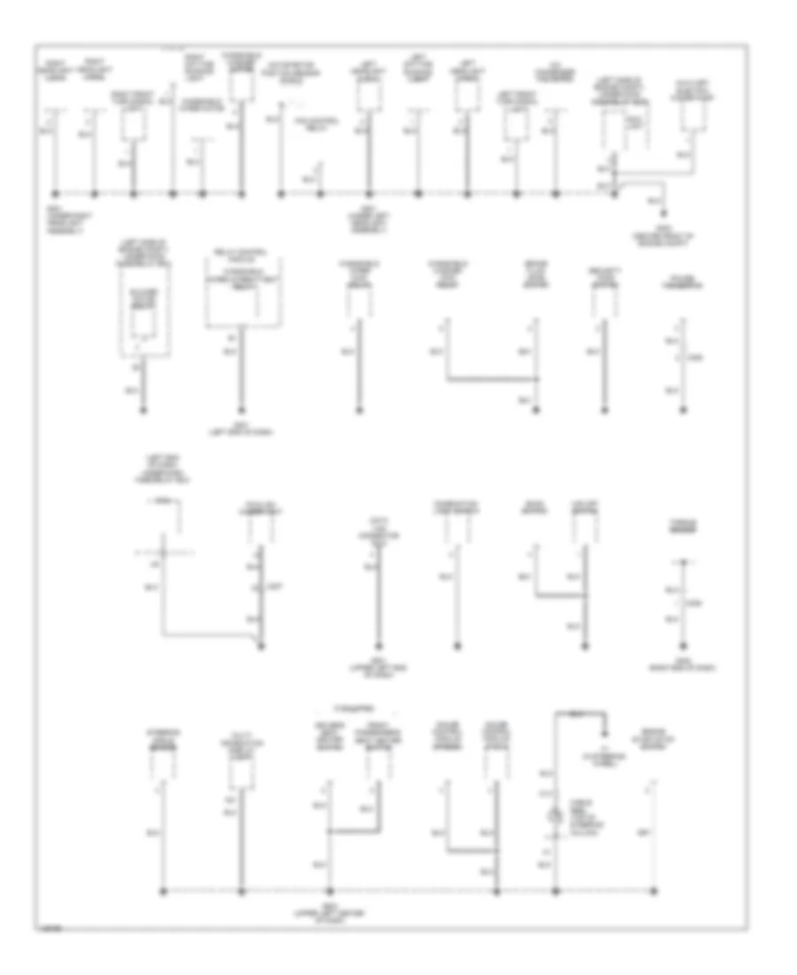 Ground Distribution Wiring Diagram, Hybrid (2 of 4) for Honda Civic Natural Gas 2014