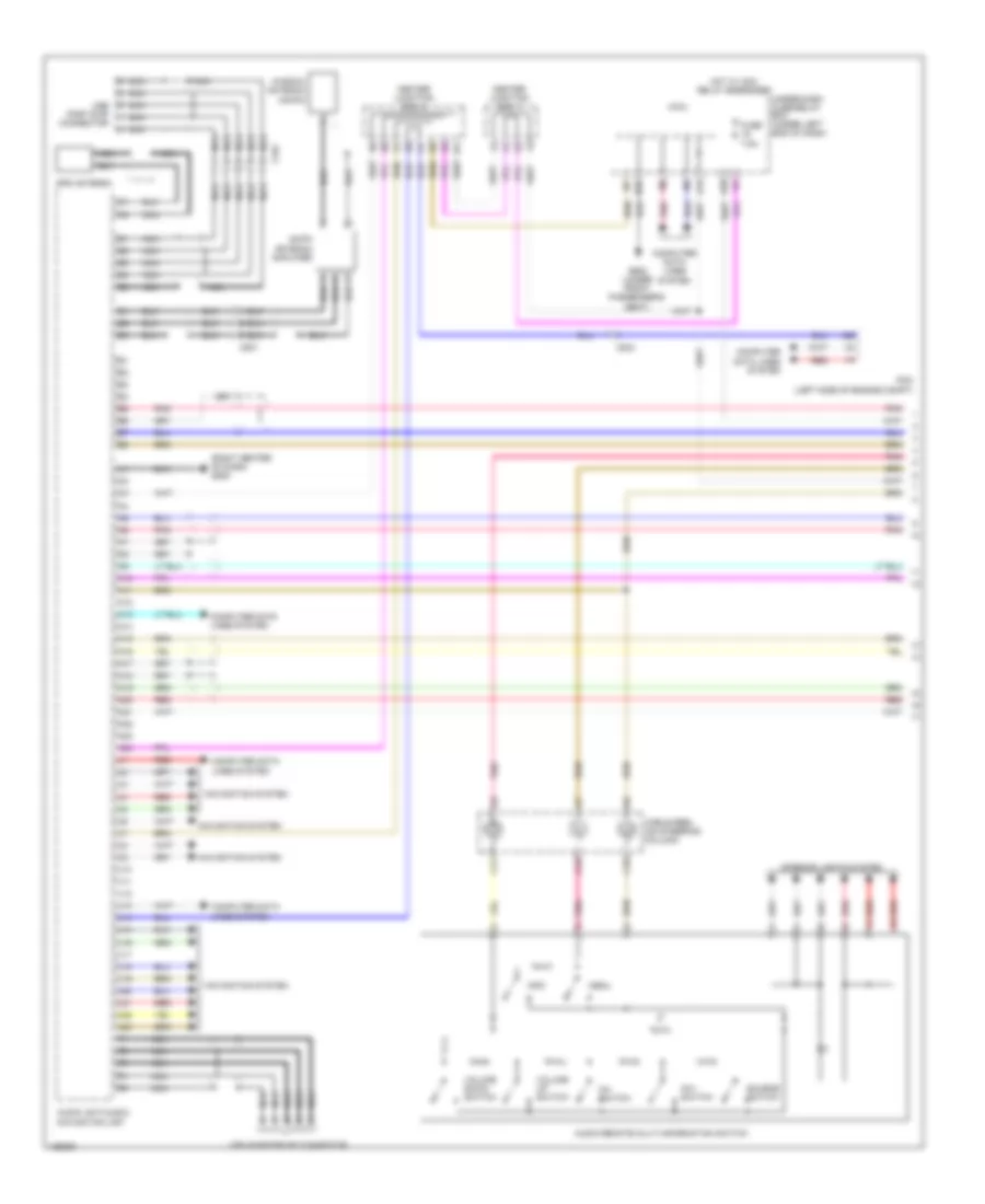 Navigation Wiring Diagram, Except Hybrid (1 of 4) for Honda Civic Natural Gas 2014
