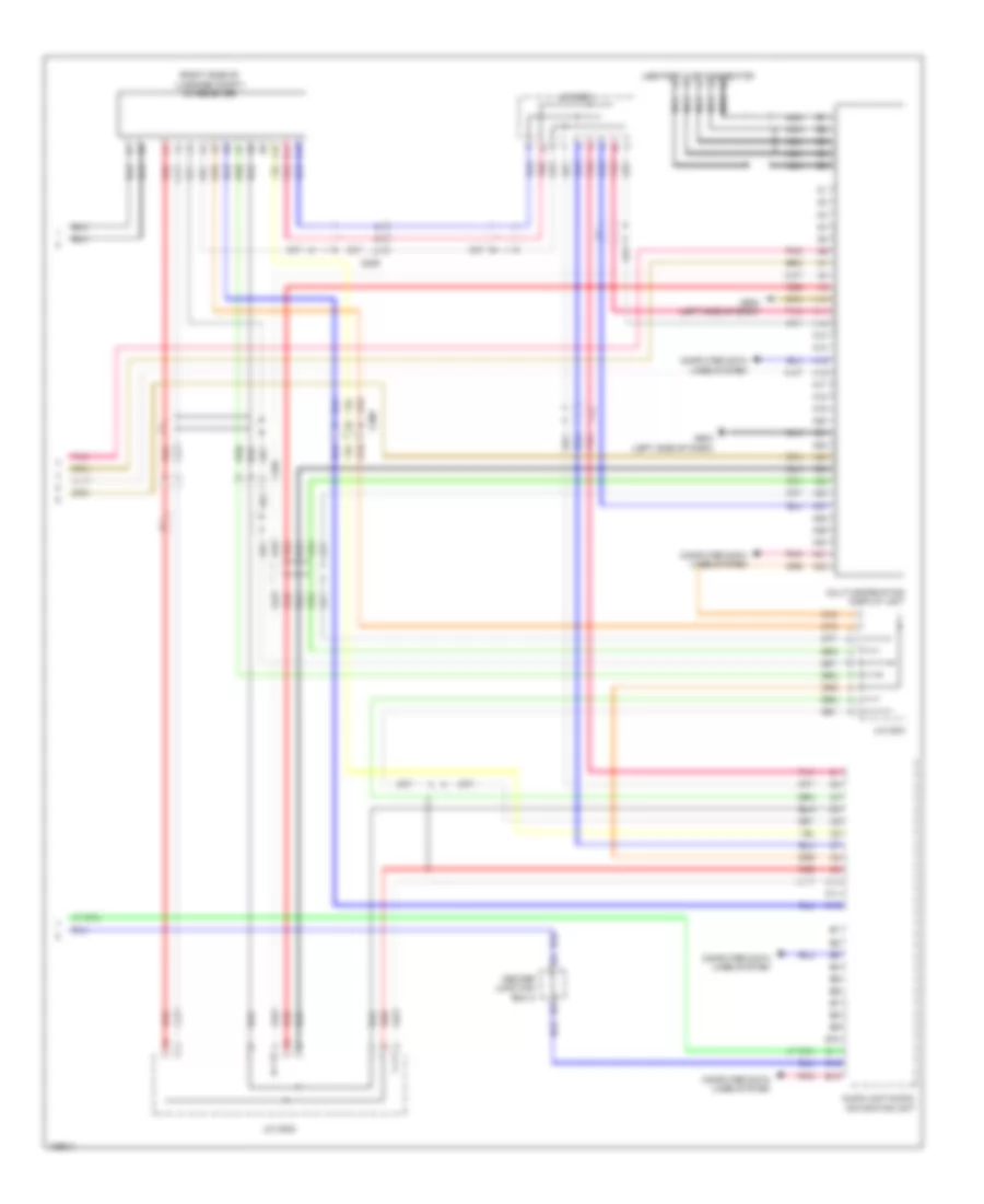 Navigation Wiring Diagram, Except Hybrid (4 of 4) for Honda Civic Natural Gas 2014