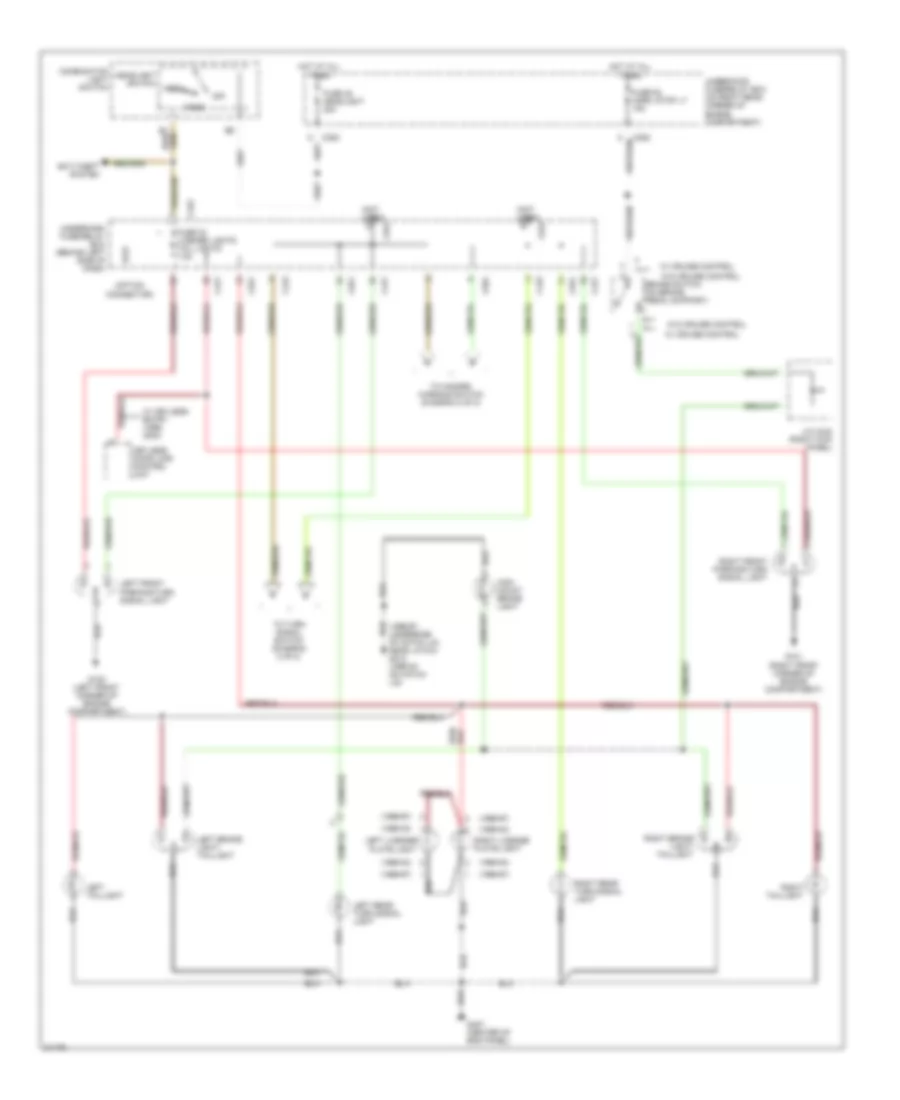 Exterior Light Wiring Diagram Hatchback 1 of 2 for Honda Civic CX 1999