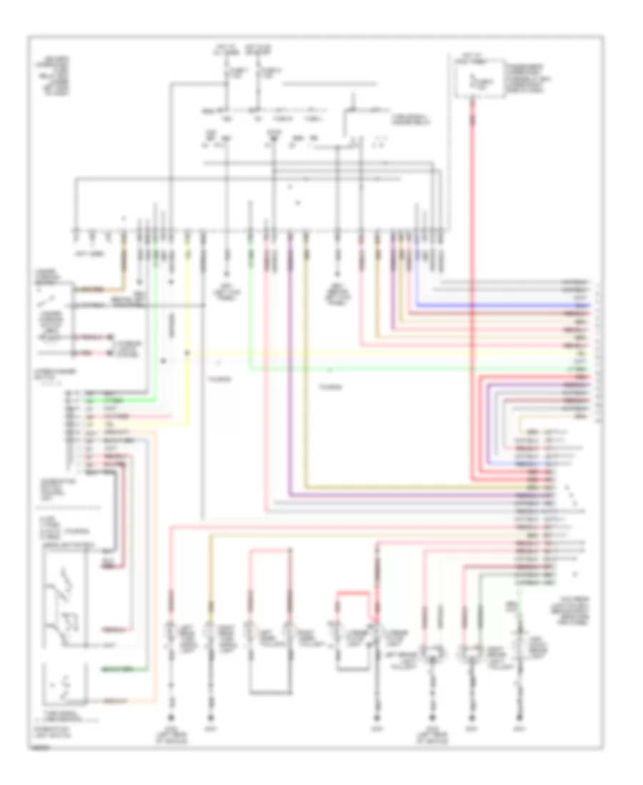 Exterior Lamps Wiring Diagram (1 of 2) for Honda Odyssey LX 2007