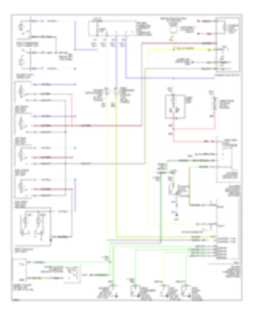 Courtesy Lamps Wiring Diagram for Honda Odyssey LX 2007