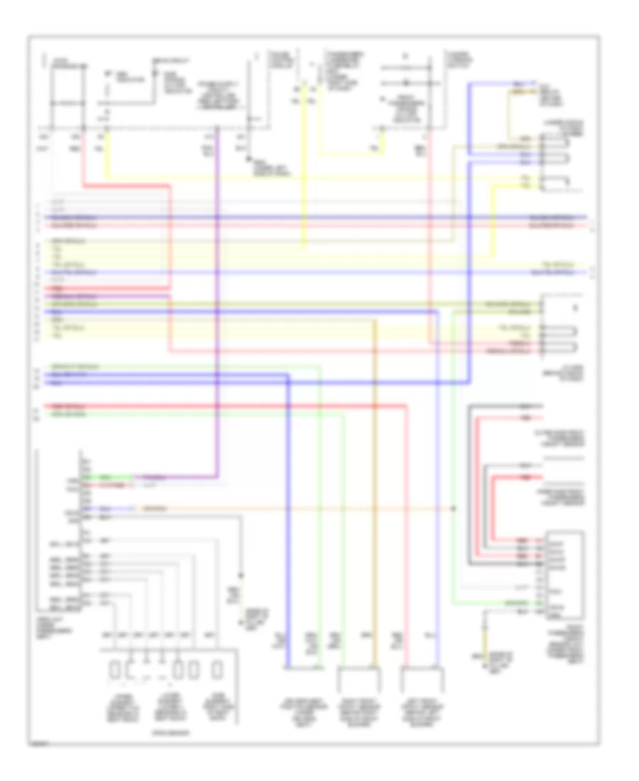 Supplemental Restraints Wiring Diagram (2 of 3) for Honda Odyssey LX 2007