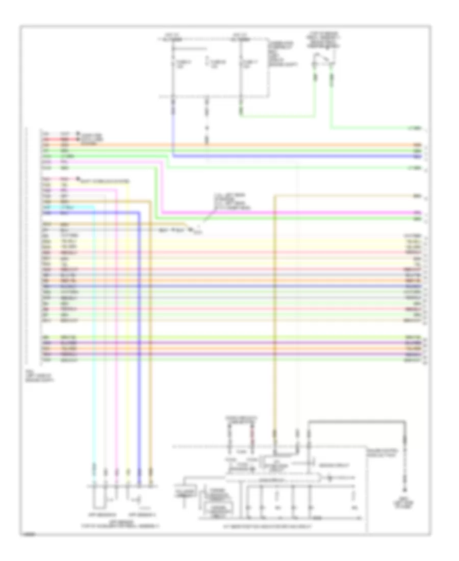 Transmission Wiring Diagram Except Hybrid 1 of 3 for Honda Civic Natural Gas 2014