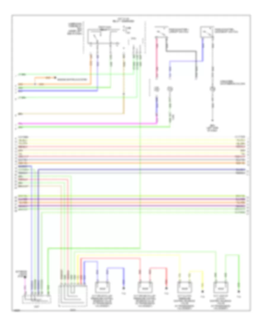 Transmission Wiring Diagram, Except Hybrid (2 of 3) for Honda Civic Natural Gas 2014