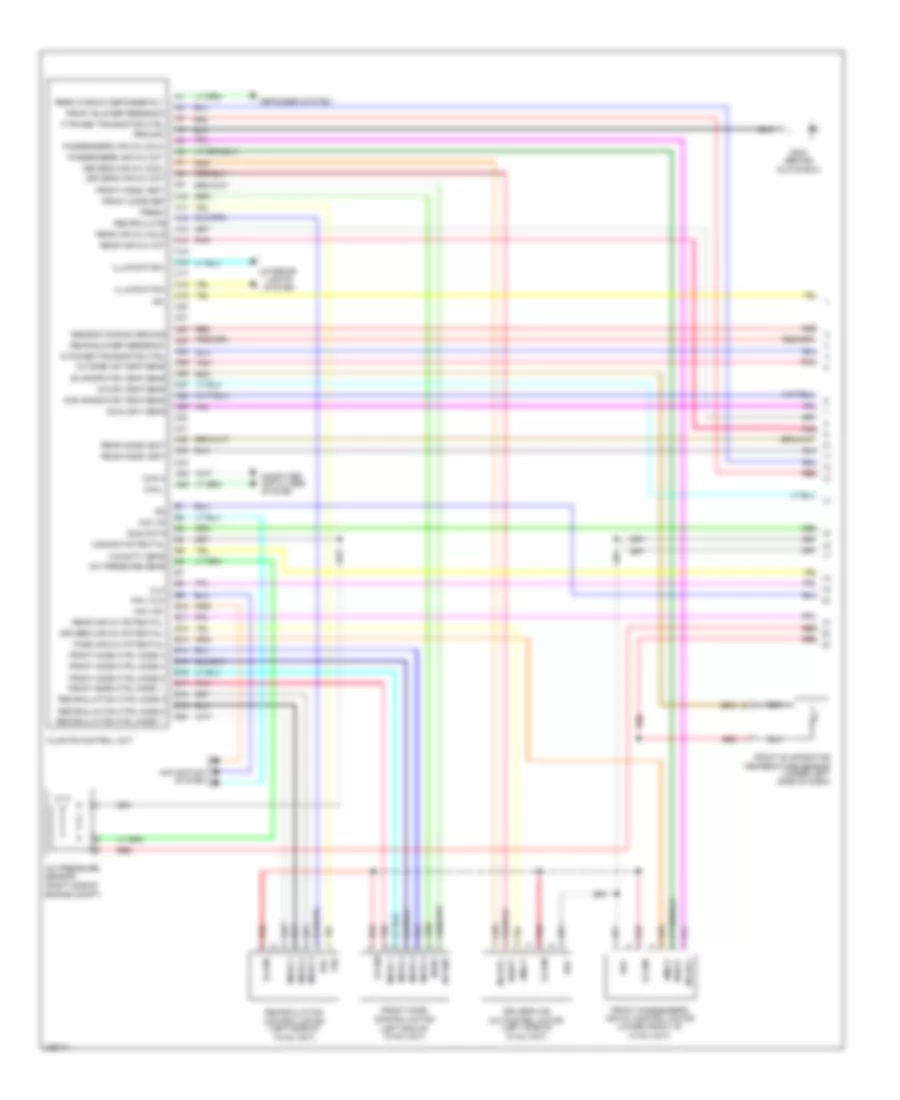 Automatic A C Wiring Diagram 1 of 3 for Honda Pilot Touring 2010