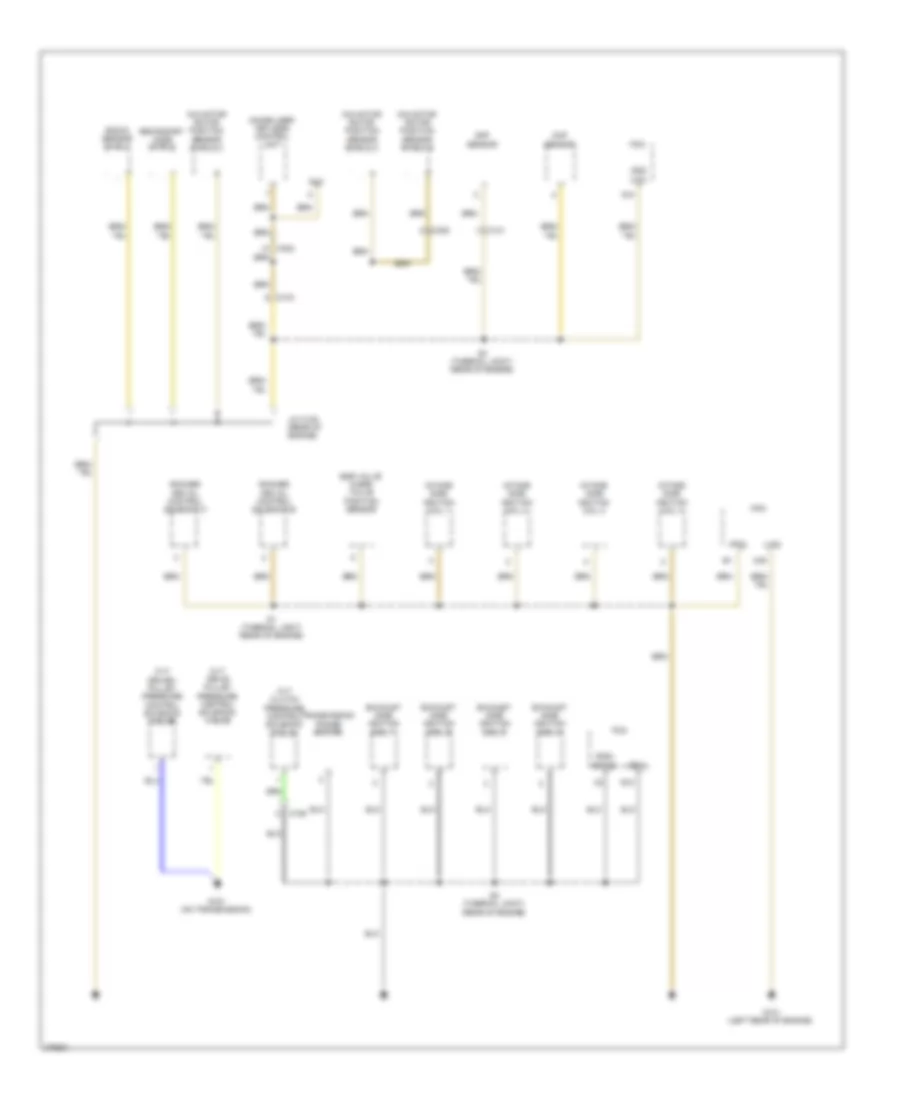 Ground Distribution Wiring Diagram 1 of 4 for Honda Insight EX 2013