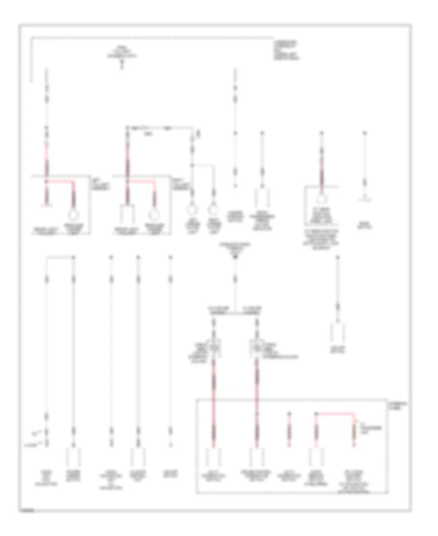 Power Distribution Wiring Diagram (3 of 5) for Honda Insight EX 2013