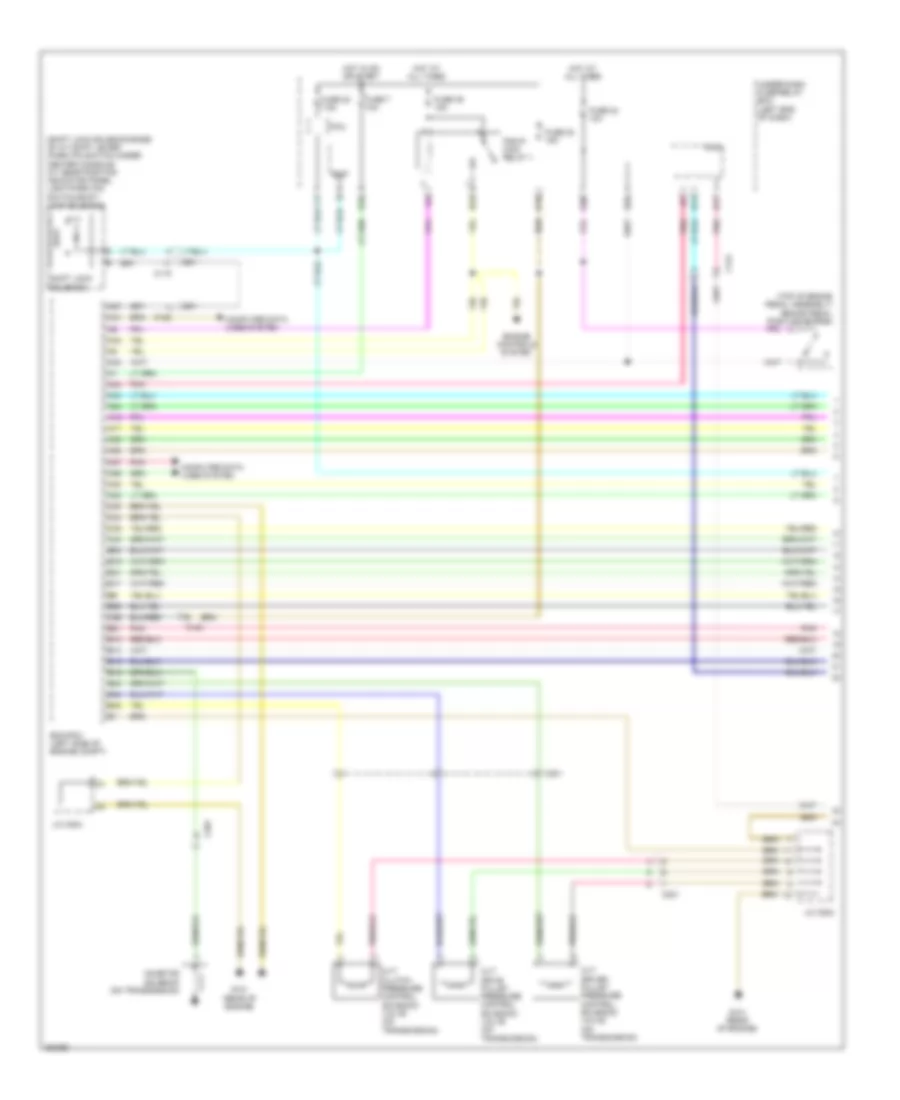 Transmission Wiring Diagram 1 of 2 for Honda CR Z EX 2012