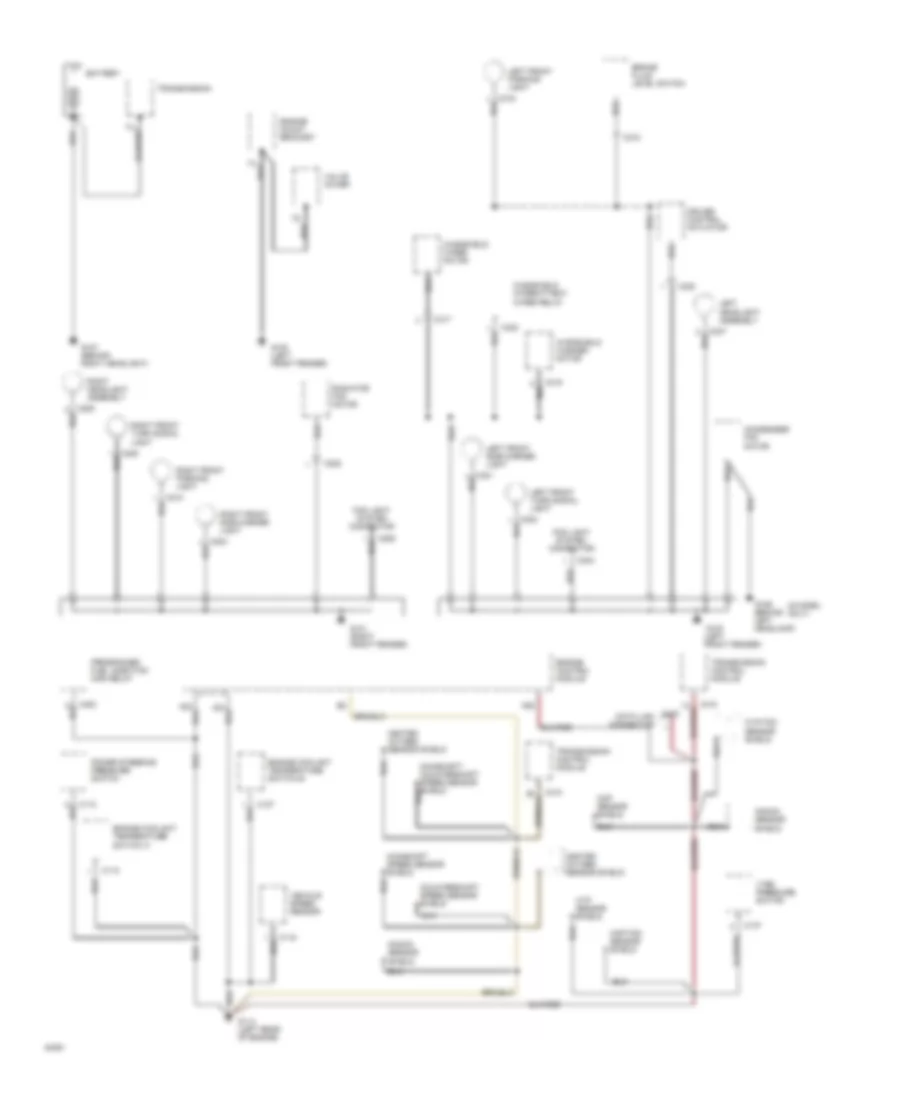 Ground Distribution Wiring Diagram 1 of 4 for Honda Prelude VTEC 1994