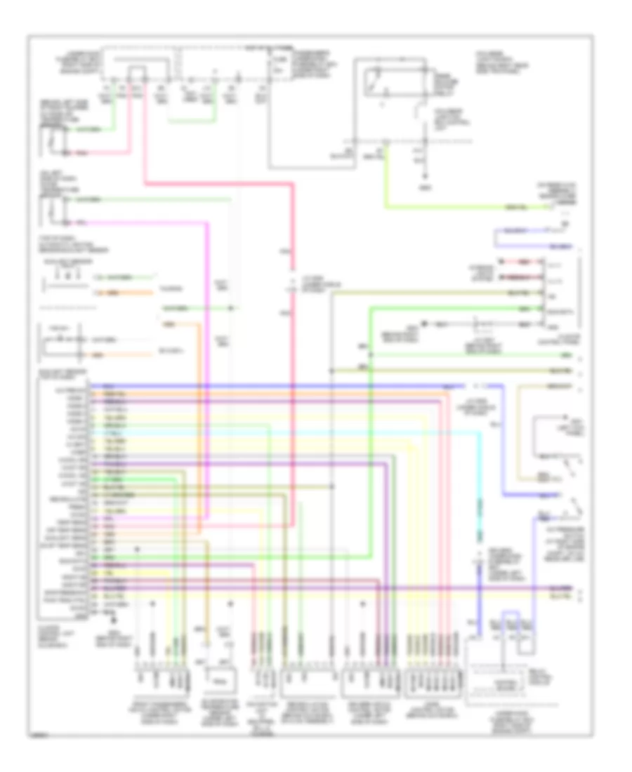 Automatic A C Wiring Diagram EX EX L Touring 1 of 3 for Honda Odyssey Touring 2007