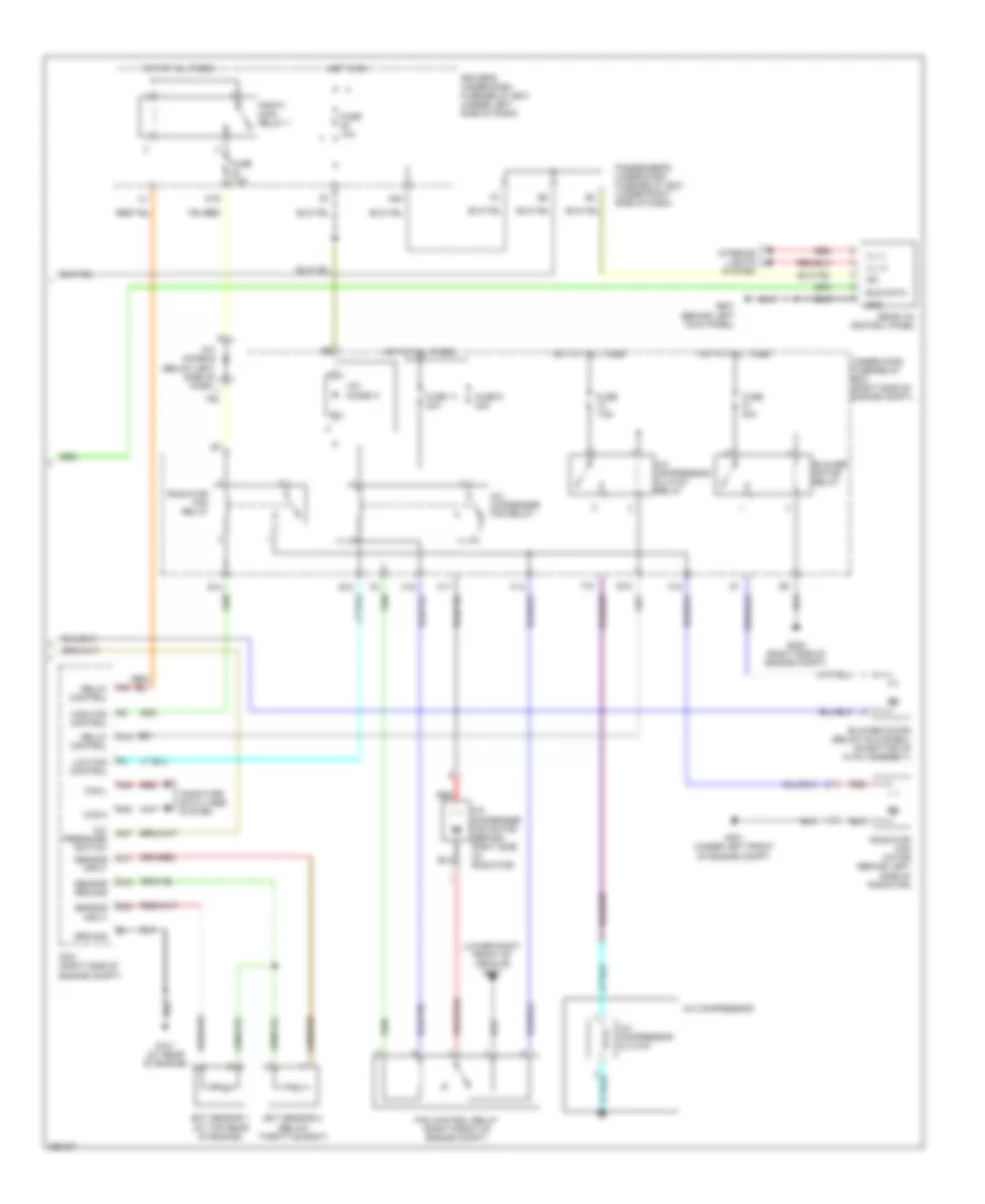 Manual AC Wiring Diagram, LX (2 of 2) for Honda Odyssey Touring 2007