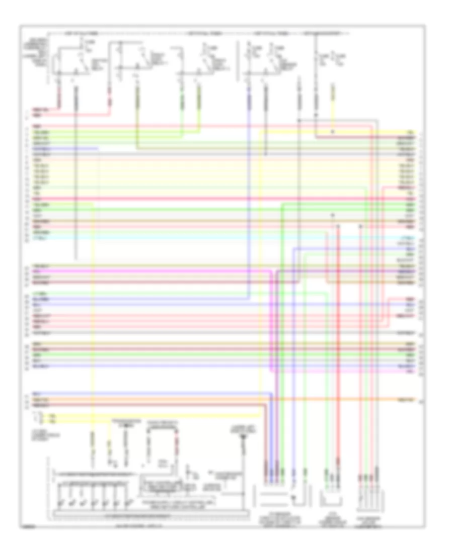 3.5L, Engine Performance Wiring Diagram (3 of 7) for Honda Odyssey Touring 2007