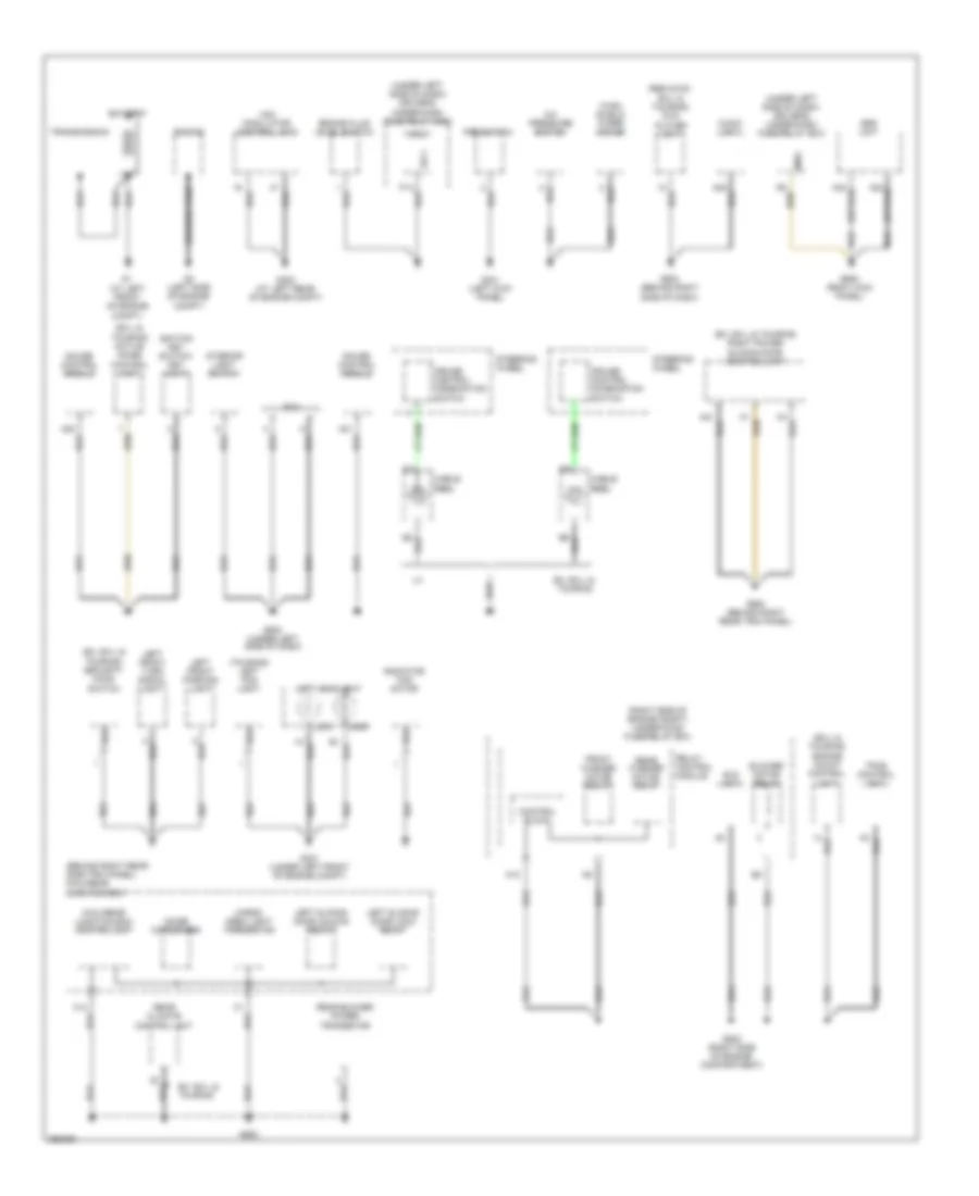 Ground Distribution Wiring Diagram 1 of 4 for Honda Odyssey Touring 2007