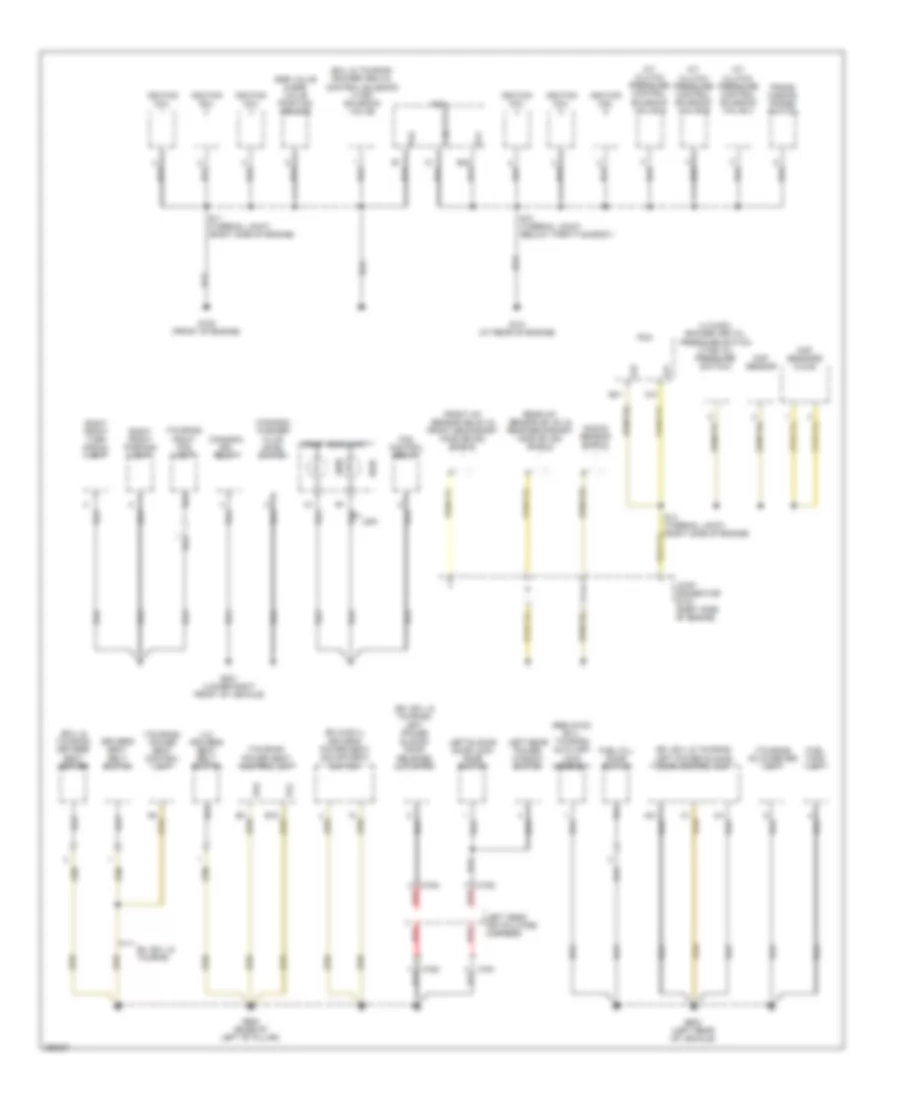 Ground Distribution Wiring Diagram 2 of 4 for Honda Odyssey Touring 2007
