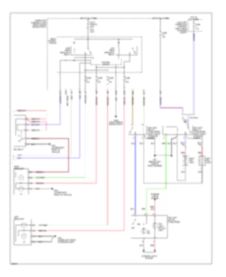 Headlights Wiring Diagram Except Touring with DRL 2 of 2 for Honda Odyssey Touring 2007