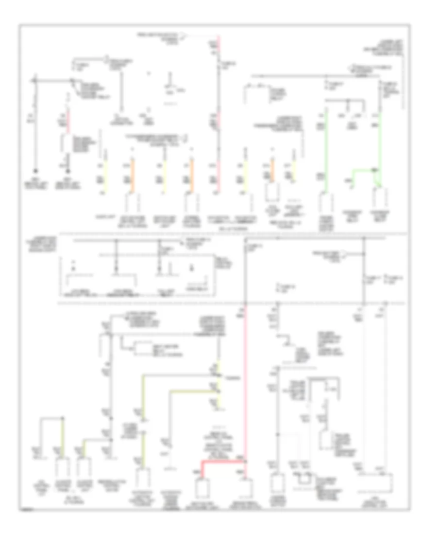 Power Distribution Wiring Diagram (5 of 6) for Honda Odyssey Touring 2007
