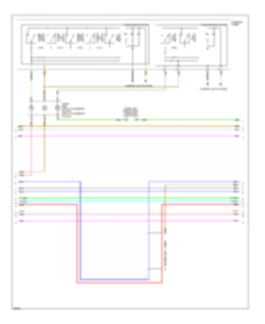 Navigation Wiring Diagram, 4 Door SI (2 of 3) for Honda Civic GX 2008