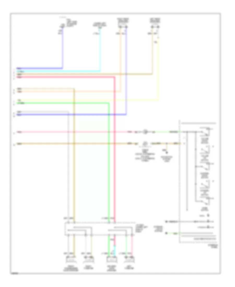 Radio Wiring Diagram, Hybrid (2 of 2) for Honda Civic GX 2008