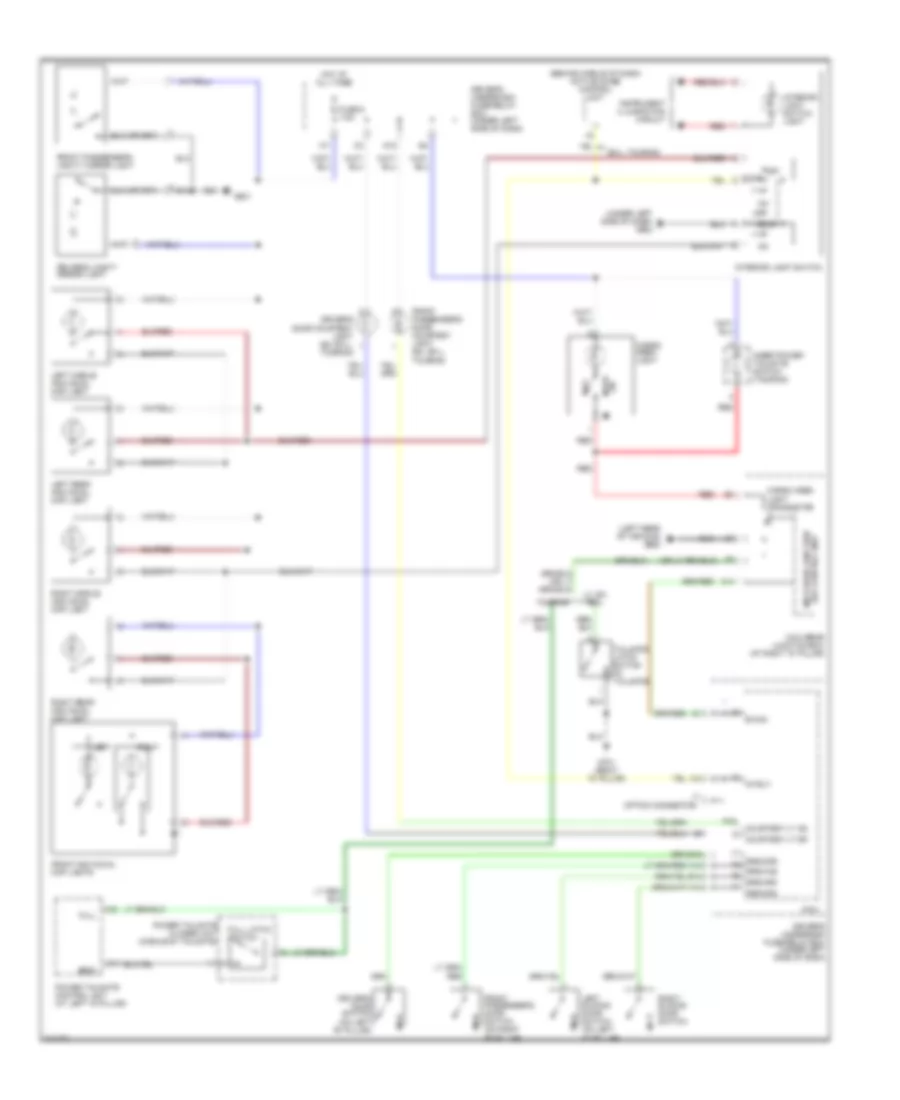 Courtesy Lamps Wiring Diagram for Honda Odyssey LX 2005