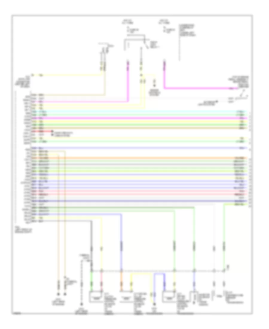 Transmission Wiring Diagram 1 of 2 for Honda Insight LX 2013