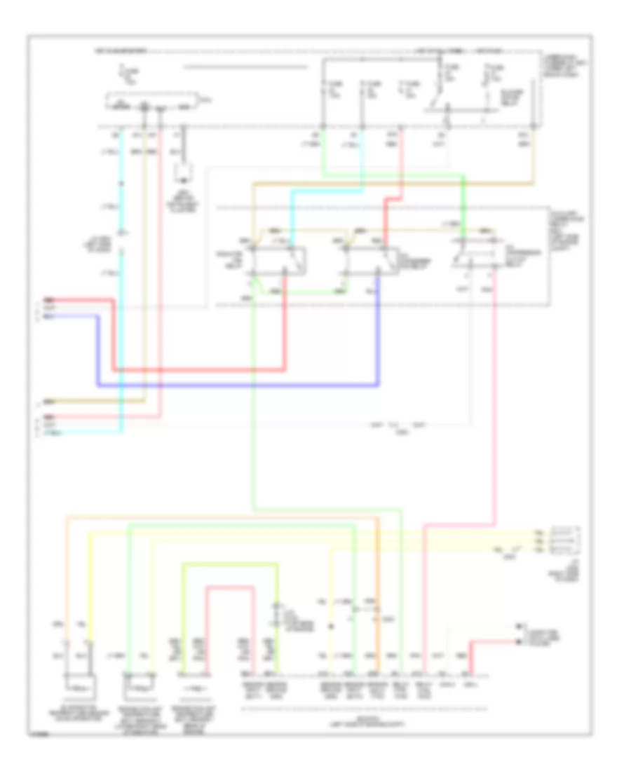 Manual AC Wiring Diagram (2 of 2) for Honda Fit 2012