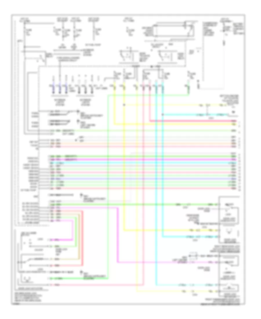 Forced Entry Wiring Diagram 1 of 2 for Honda Fit 2012