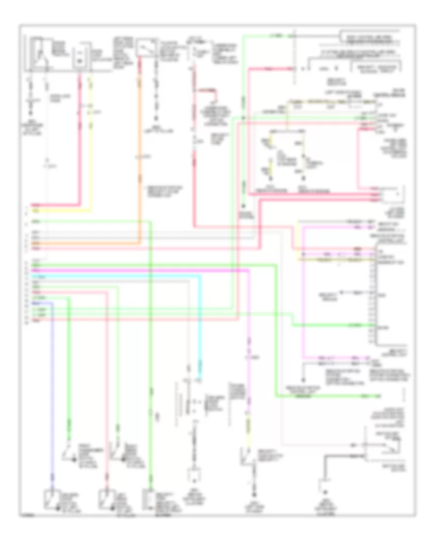 Forced Entry Wiring Diagram 2 of 2 for Honda Fit 2012