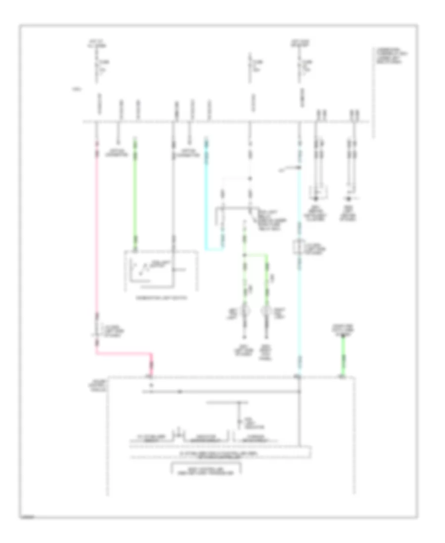Fog Lamp Wiring Diagram, Factory Installed for Honda Fit 2012