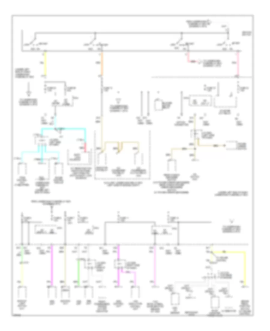 Power Distribution Wiring Diagram 4 of 5 for Honda Fit 2012