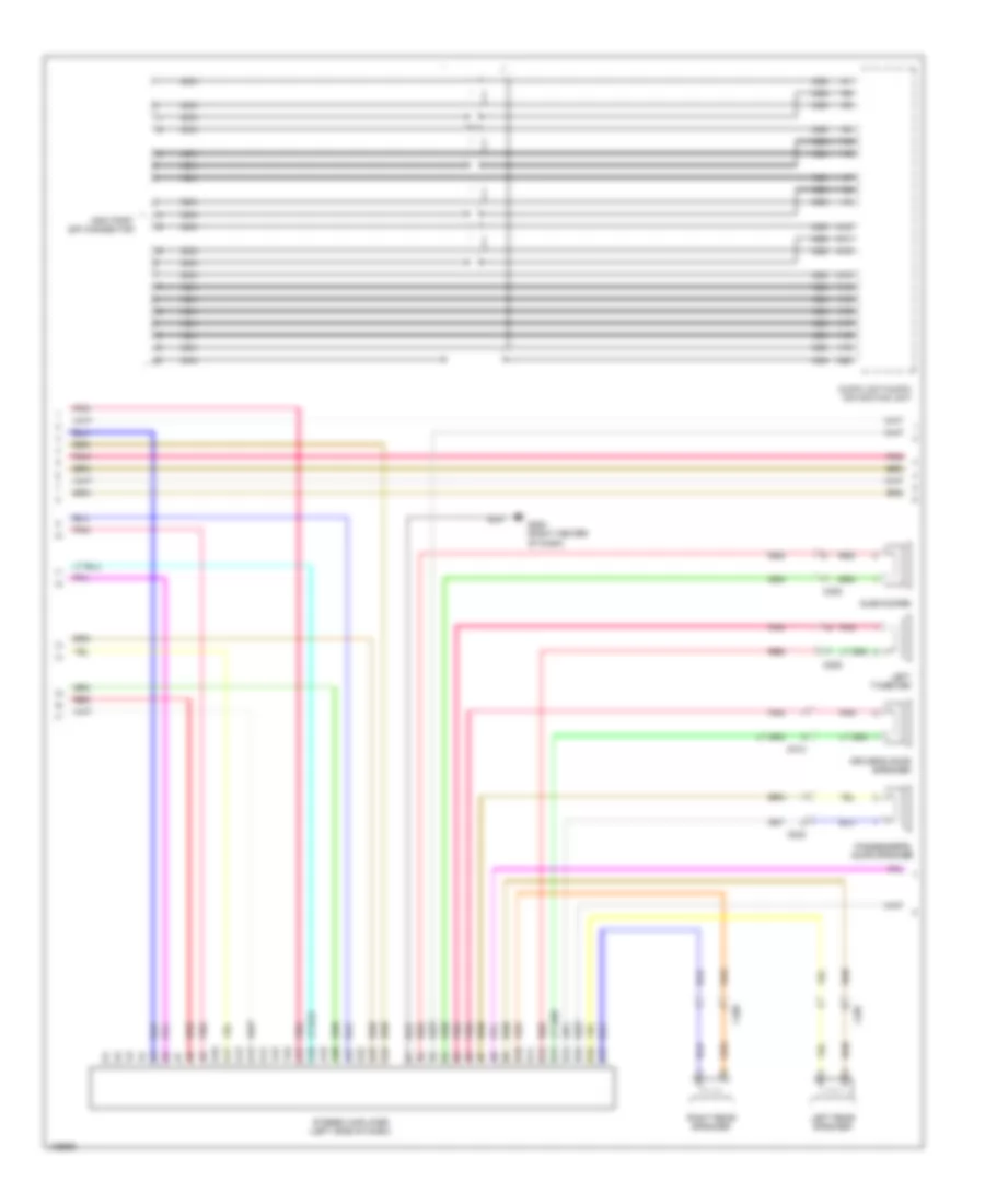 Premium Radio Wiring Diagram, with Navigation (2 of 4) for Honda Civic Natural Gas-L 2014