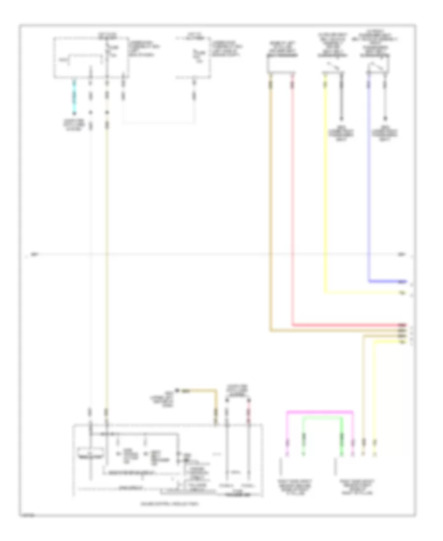 Supplemental Restraints Wiring Diagram Hybrid 3 of 4 for Honda Civic Natural Gas L 2014