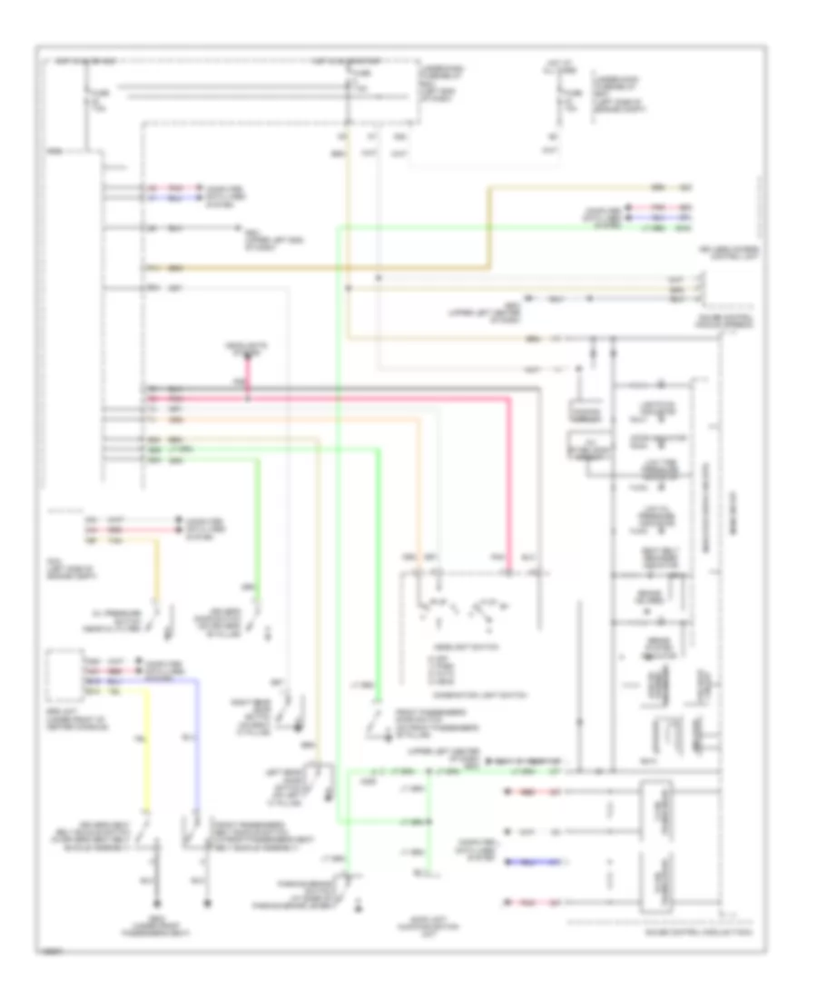 Warning Systems Wiring Diagram Hybrid for Honda Civic Natural Gas L 2014