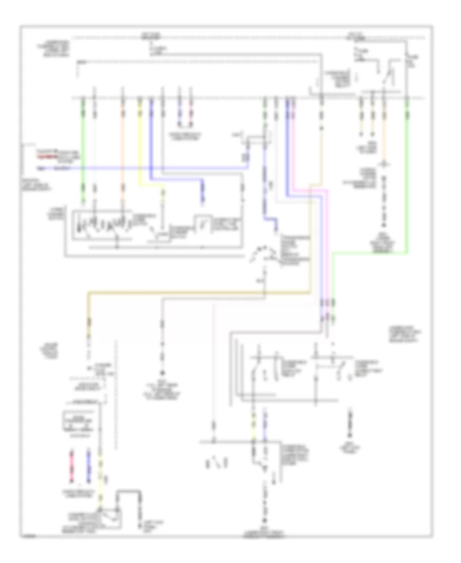 Wiper Washer Wiring Diagram Except Hybrid without Keyless Access for Honda Civic Natural Gas L 2014